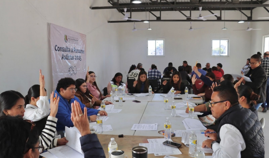 La consulta para la Ley de Personas Autistas continúa en Vizcaíno con activa participación de la ciudadanía...