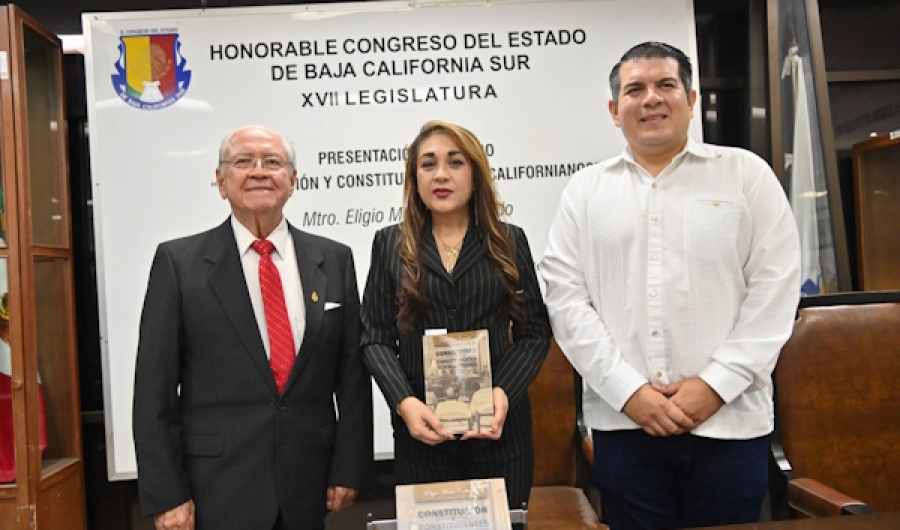 “Constitución y Constituyentes de BCS”, testigo del inicio de la vida democrática de BCS: Diputado Fabrizio del Castillo   ...