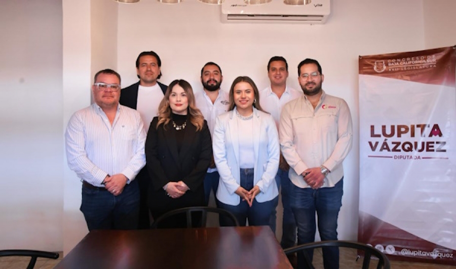 Se reúne diputada Lupita Vázquez con jóvenes empresarios de COPARMEX BCS  ... 